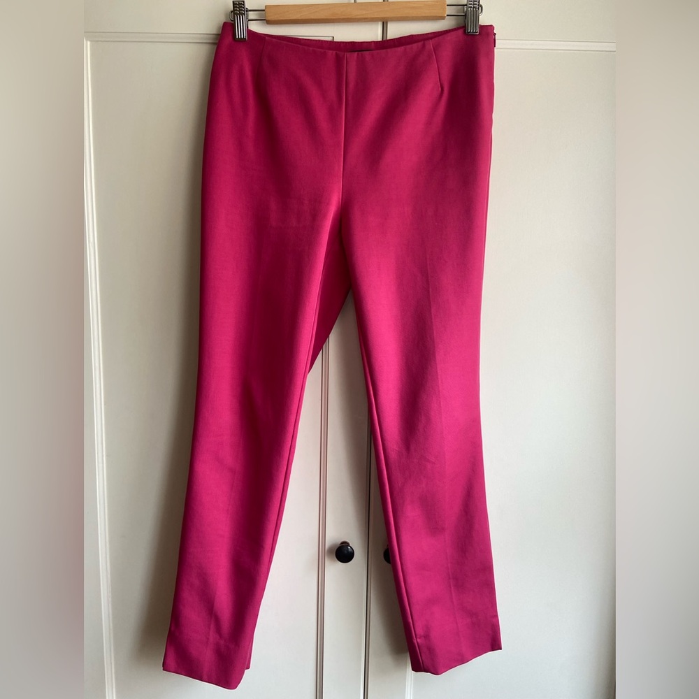 Lafayette 148 New York raspberry pink pants sz 2
